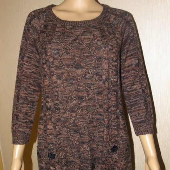 Creazioni  Effeci Sweaters - Gorgeous Long Cable knit Sweater